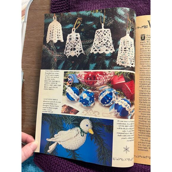 Christmas Crocheted pattern book 1989 - Picture 9 of 15